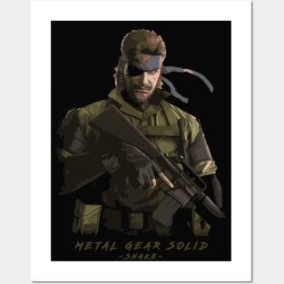 Metal gear solid Snake Posters and Art